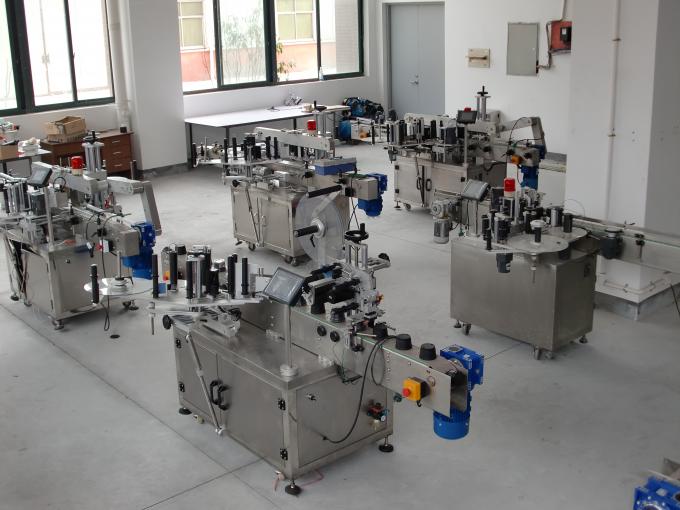 Τετράγωνο μπουκάλι διπλή πλαϊνή οριζόντια ετικέτα μηχανή κανονικό ή ακανόνιστο δοχείο