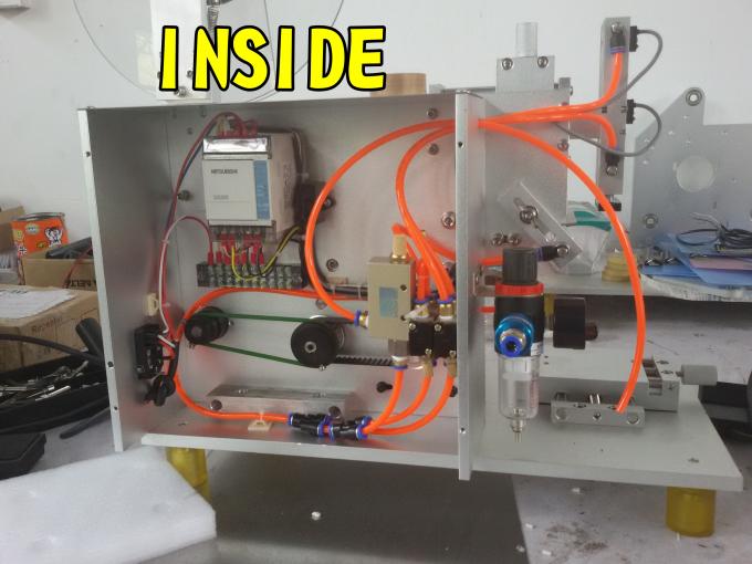 SUS304 Ανοξείδωτο Economy Double Side Αυτοκόλλητο Μηχάνημα Επισήμανσης Φιάλης