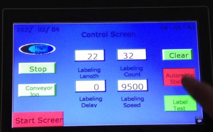 Το αντικείμενο ανιχνεύει το μαγικό μάτι αυτόματη διπλή πλαϊνή αυτοκόλλητη ετικέτα με πικάπ