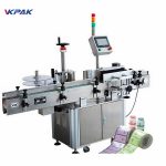 Αυτόματη μηχανή επισήμανσης αυτοκόλλητων ετικεττών δοχείων αεροζόλ για δοχεία τροφίμων PVC