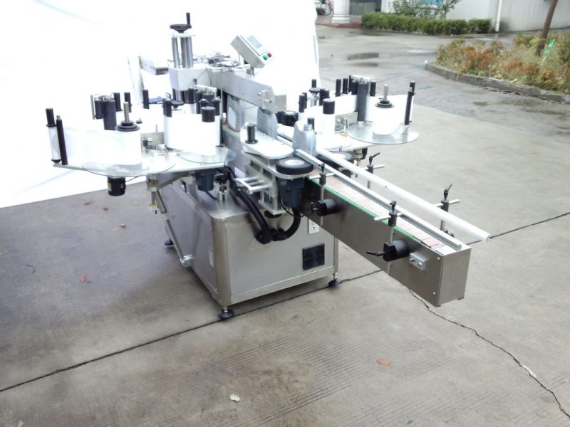 Κίνα Αυτόματη μηχανή ετικετών δύο πλευρών αυτοκόλλητων ετικεττών με μπροστινή και πίσω πλευρά για οβάλ, στρογγυλή, σταθερή φιάλη Aquare προμηθευτής