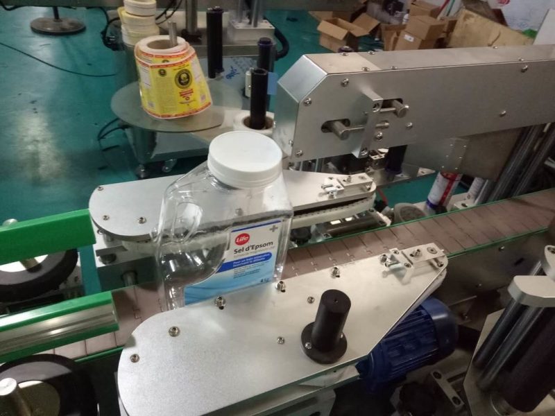 Κίνα SUS304 Γραφείο Two Sides τετράγωνο μπουκάλι αυτοκόλλητη ετικέτα μηχανή με προϊόντα προσωπικής φροντίδας προμηθευτής