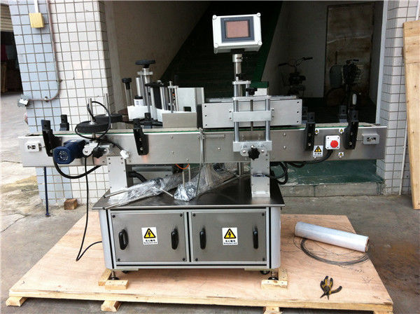 Μηχανή επισήμανσης αυτοκόλλητων ετικεττών στρογγυλής φιάλης χυμού φρούτων / λαχανικών για τη βιομηχανία ποτών