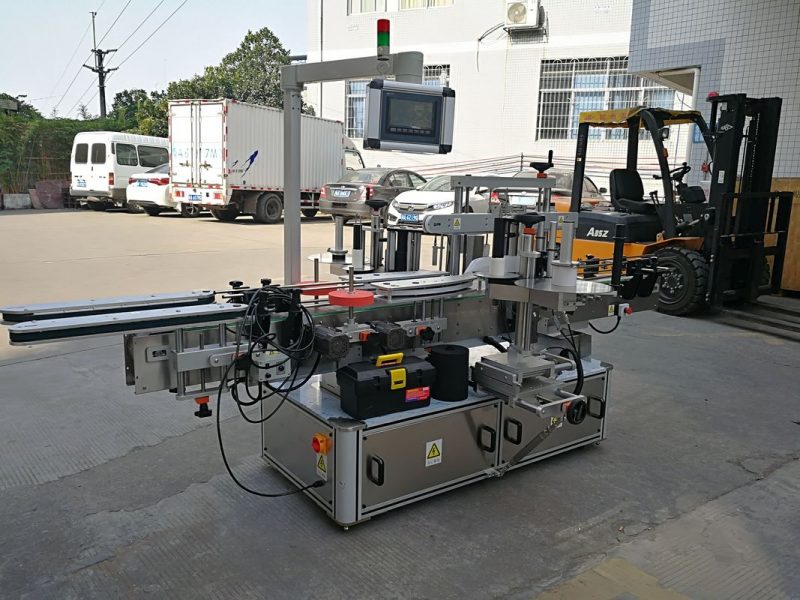 Κίνα Σαμπουάν μπουκάλι διπλή πλευρά κολλώδη μηχανή σήμανσης πλήρης αυτόματη προμηθευτής