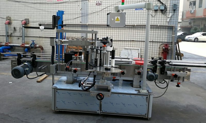 Κίνα Διπλή πλευρική αυτοκόλλητη ελλειπτική οβάλ μπουκάλι αυτόματη μηχανή σήμανσης 1200W προμηθευτής